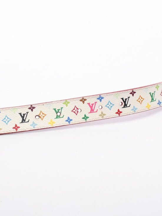 Louis Vuitton Belt Ceinture LV Cut Reversible Gold Leather Canvas main image 7